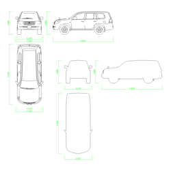 車 図面イラスト無料イラスト・フリー素材なら「イラストAC」