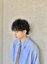 menu メンズカット　　¥4800 （新規）【学割U24】カットパーマトリートメント¥9900 カットパーマ　　¥12500〜