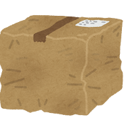 斜め前向きで両手で段ボール荷物を運ぶ看護婦・看護師・ナース女性の全身姿フリー・無料イラスト素材イラストAC・いらすとや