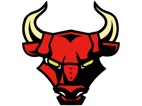 Bull esport mascot designの素材FY310188753052ストックフォトの QleanMarket キュリンマーケット