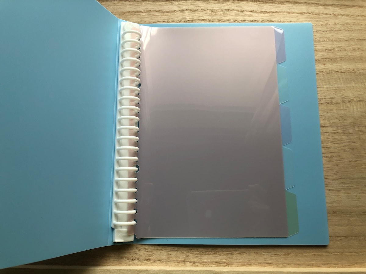 ダイソーA５ バインダー ルーズリーフ 無地 方眼罫 B罫 クリアポケットの通販 by Noby17's shopラクマ