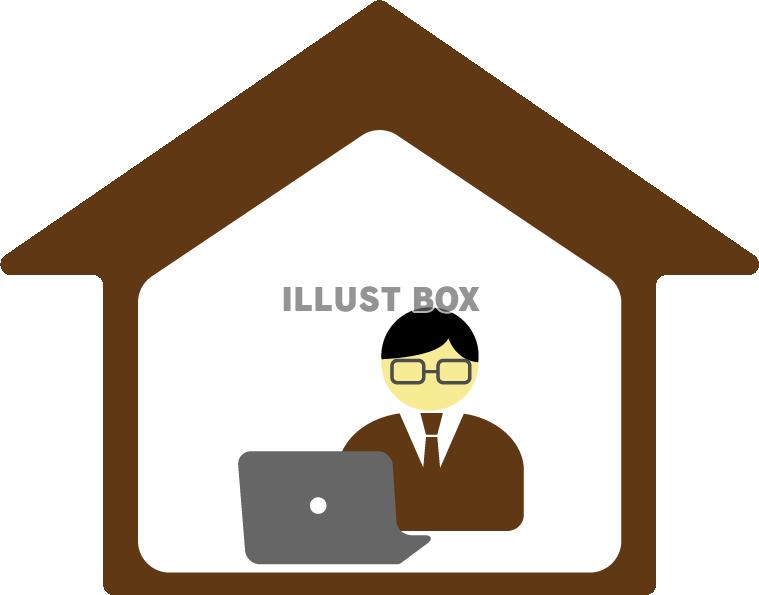 リモートワークの手描きイラスト ノートパソコン 在宅ワーク テレワーク スケッチ おしゃれ シンプルのイラスト素材73146067- PIXTA