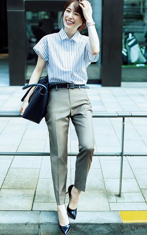 オフィスカジュアルにおすすめ夏の通勤コーデ 40代50代からのレディース・メンズファッション通販 DoCLASSE