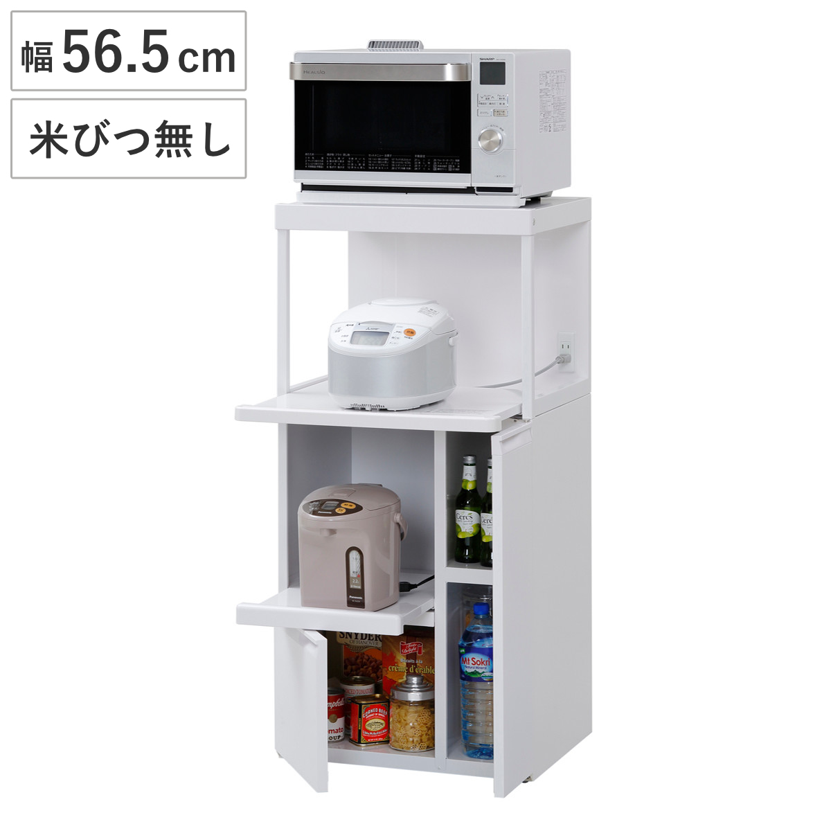 レンジ台や炊飯器収納に！キッチン家電収納にスチールラックを使うメリット – ルミナスクラブショップ