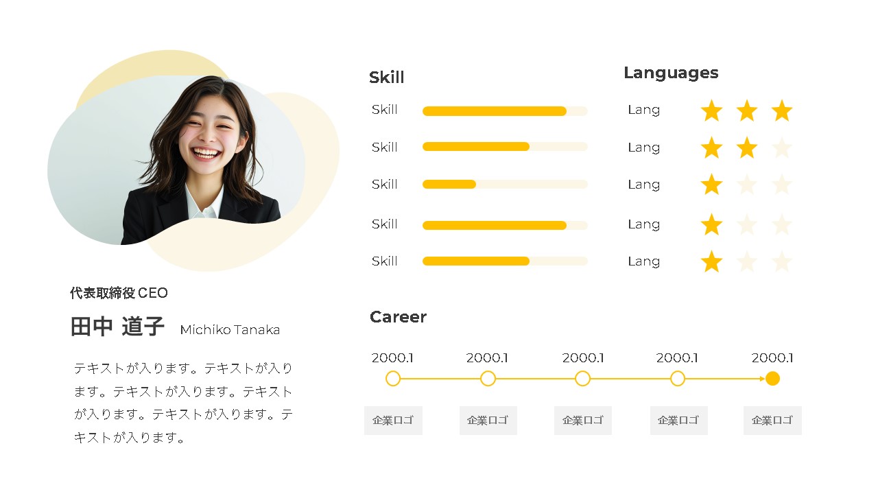 自己紹介プレゼンテーションテンプレートでおしゃれなパワーポイントやスライドデザインを無料で作成！Canva