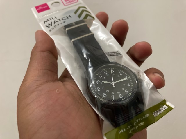 ダイソーのミリタリー風ウォッチ「ミリウォッチ」見かけたら買ってみて - 和田哲哉・LowPowerStation