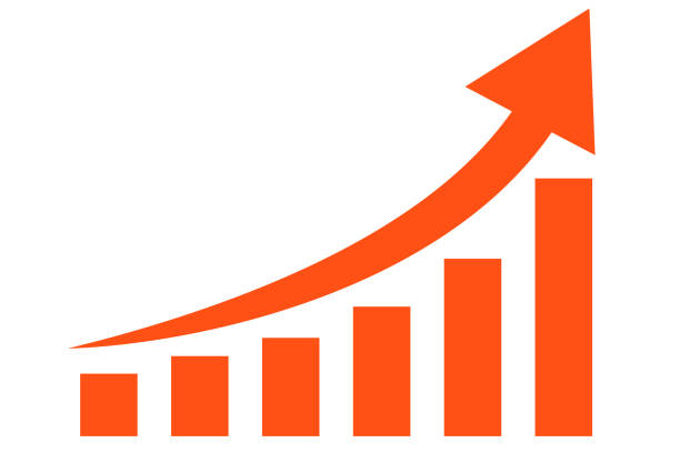 9,700点を超える売上アップのイラスト素材、ロイヤリティフリーのベクター素材グラフィックスとクリップアート - iStock売上拡大, 利益,顧客