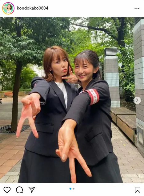 女子アナ スーツTikTok