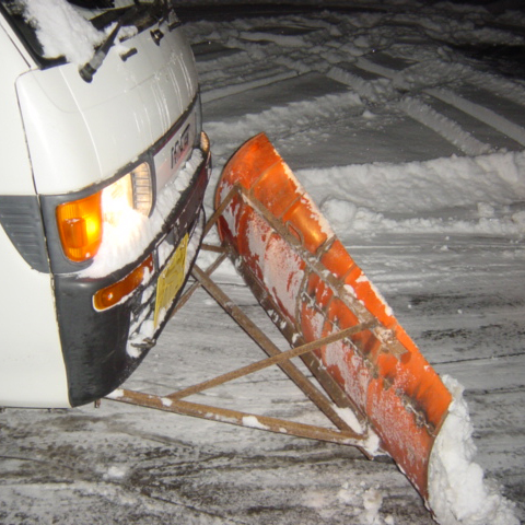 スノープラウ 排土板 除雪 軽トラ