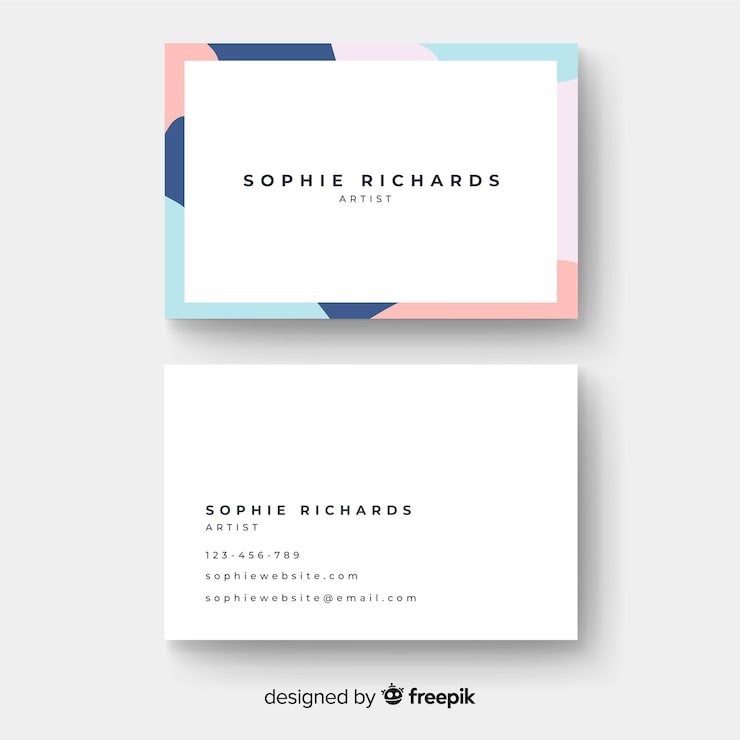 無料名刺テンプレート – ビジネス名刺のデザインver.83色展開ASOBOAD