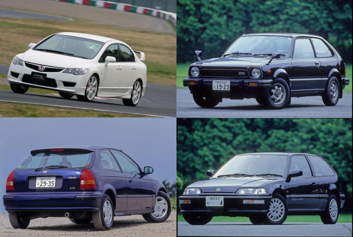 歴代ホンダ・シビックのスポーツモデルを振り返る！ RS、CX、Si、SiR、タイプR自動車情報・ニュース WEB CARTOP