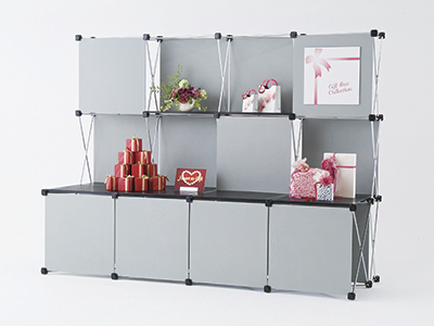 折り畳み什器 持ち運び什器 イベント什器 収納 アクセサリー マルシェ 横開き ⚫︎イベント什器 送料込