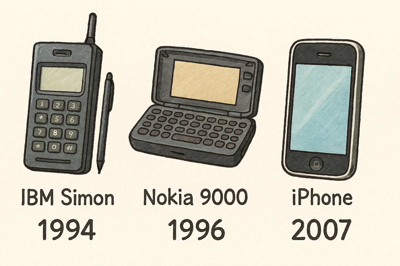 携帯電話の歴史 平成と共に６分で振り返る平成30年- YouTube