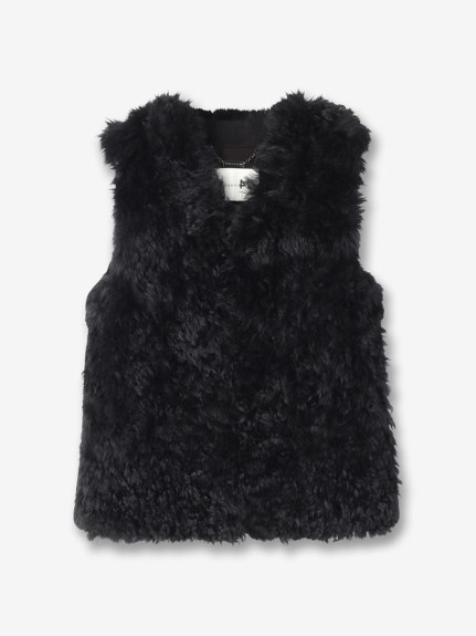 ファーベスト ラビットベスト メルトン ジレ ファージレ ショート丈 ベスト 秋冬MerfirgeRV0501