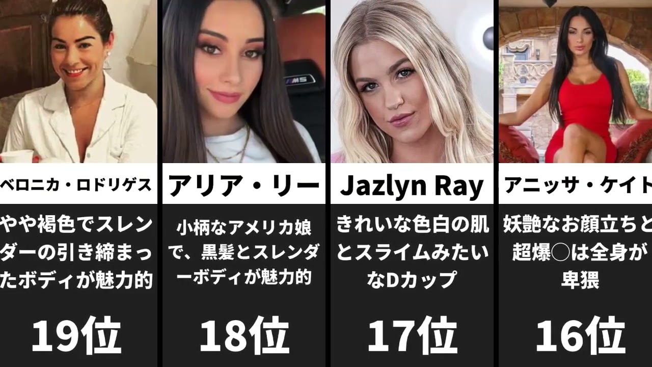 海外AV女優のおすすめランキング30選｜人気ポルノスターの魅力を紹介 - 無修正の流出動画を紹介するサイト｜ピクモ