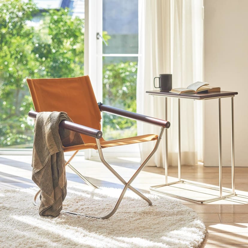 NychairX ニーチェア X ダークブラウン ホワイト ロッキングチェア NychairX ニーチェアX ダークブラウン ブルー オットマン付き