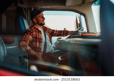 トラックドライバー イラスト素材793427- フォトライブラリ