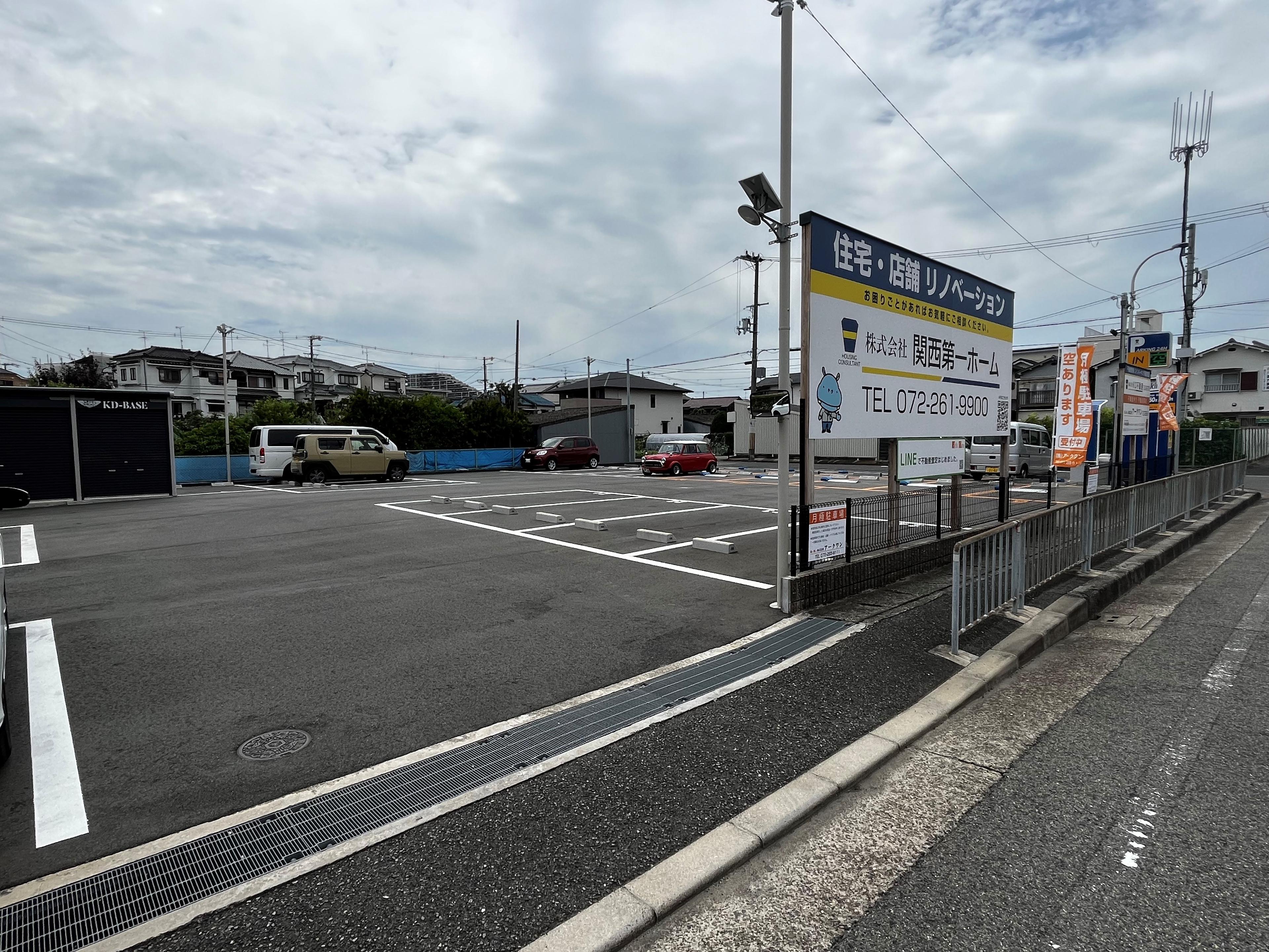 アットホーム】我堂金岡線沿 南花田町月極駐車場（提供元：(株)エスポワール）｜堺市北区の貸駐車場[6979607055]