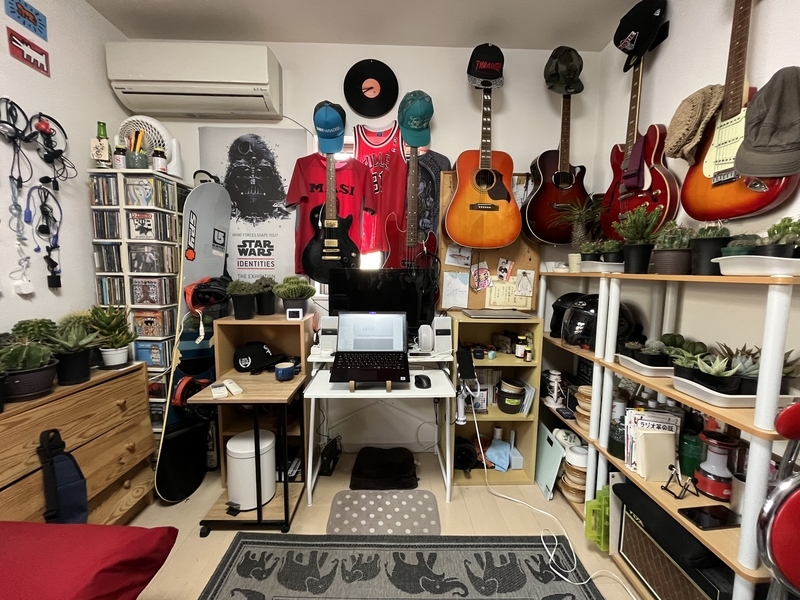 100均 ギタースタンドの商品を使ったおしゃれなインテリア実例RoomClip ルームクリップ