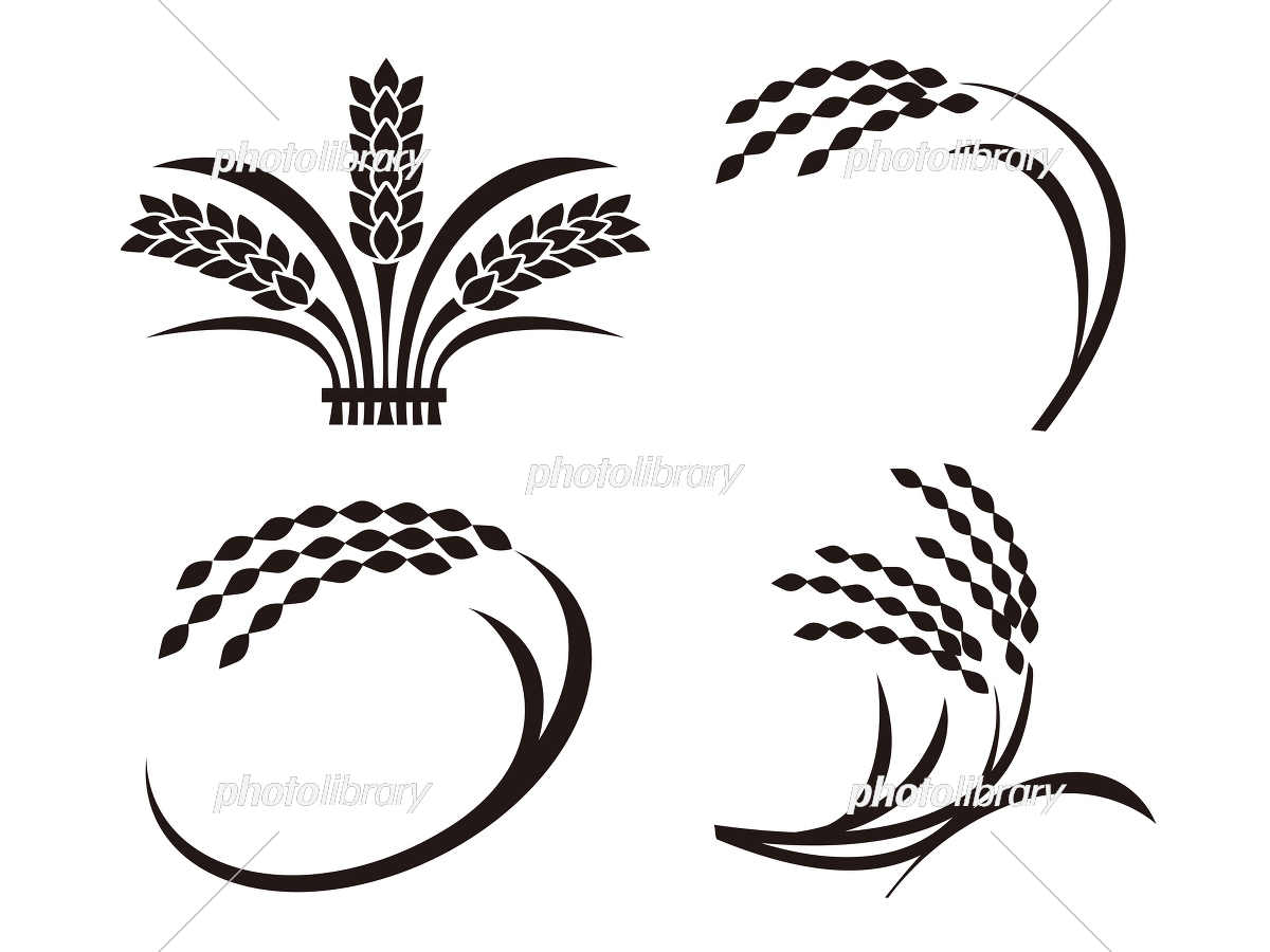 稲・お米のロゴ ロゴタンク 企業・店舗ロゴ・シンボルマーク格安作成販売