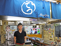 ネギと卵黄、絡み絶妙 てつ亭【広島市南区】広島お好み焼きガイド 炎の鉄板 |