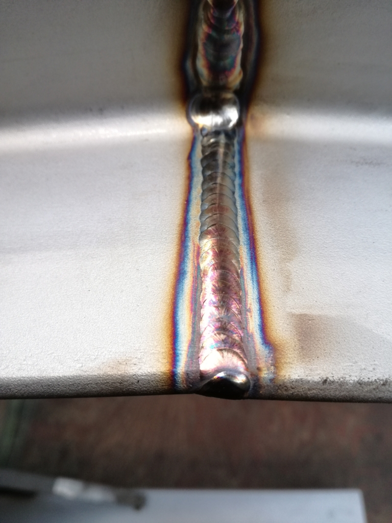 溶接 溶接部は汚い？？ - ものつくりおじさんの制作日誌