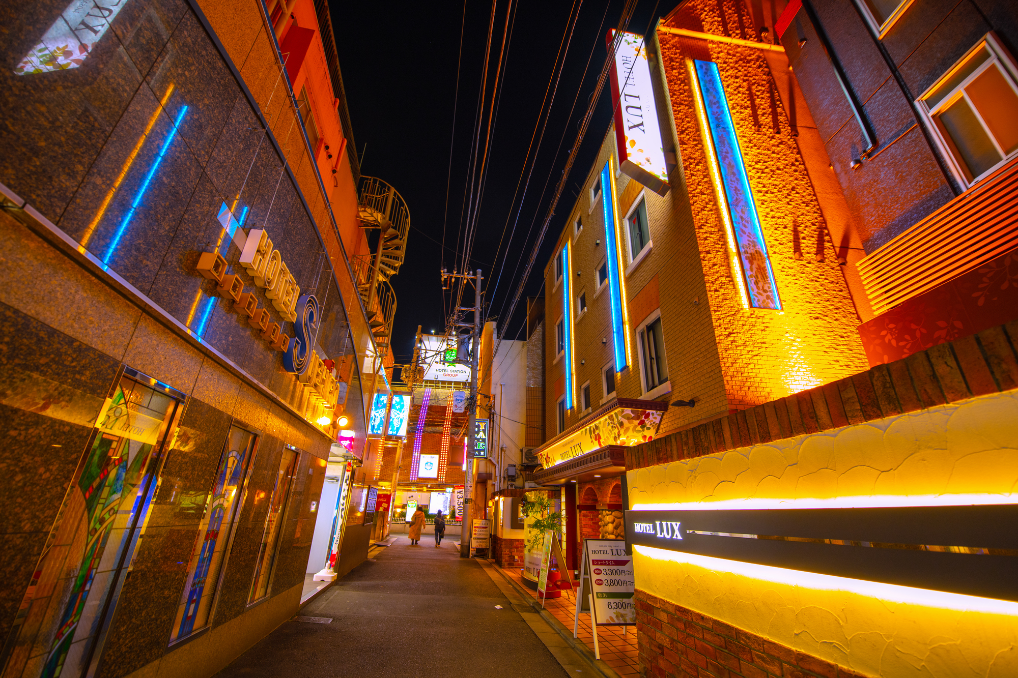 東京都 鶯谷のラブホテル街の写真素材 [62429659]