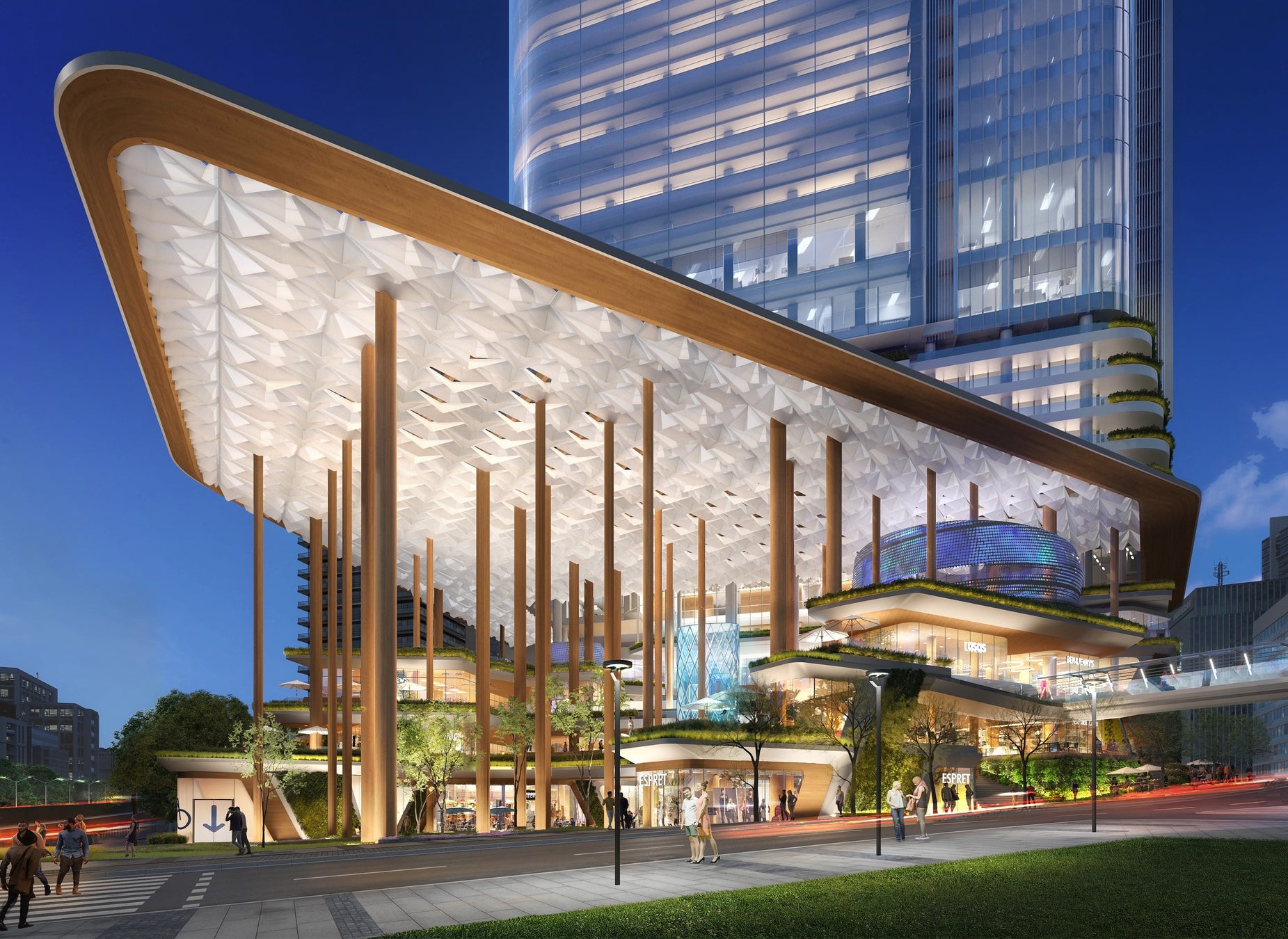 地上41階、高さ208m「 仮称 渋谷二丁目西地区第一種市街地再開発事業 B街区」の既存建物の解体状況 2025.6.14:超高層マンション・超高層ビル