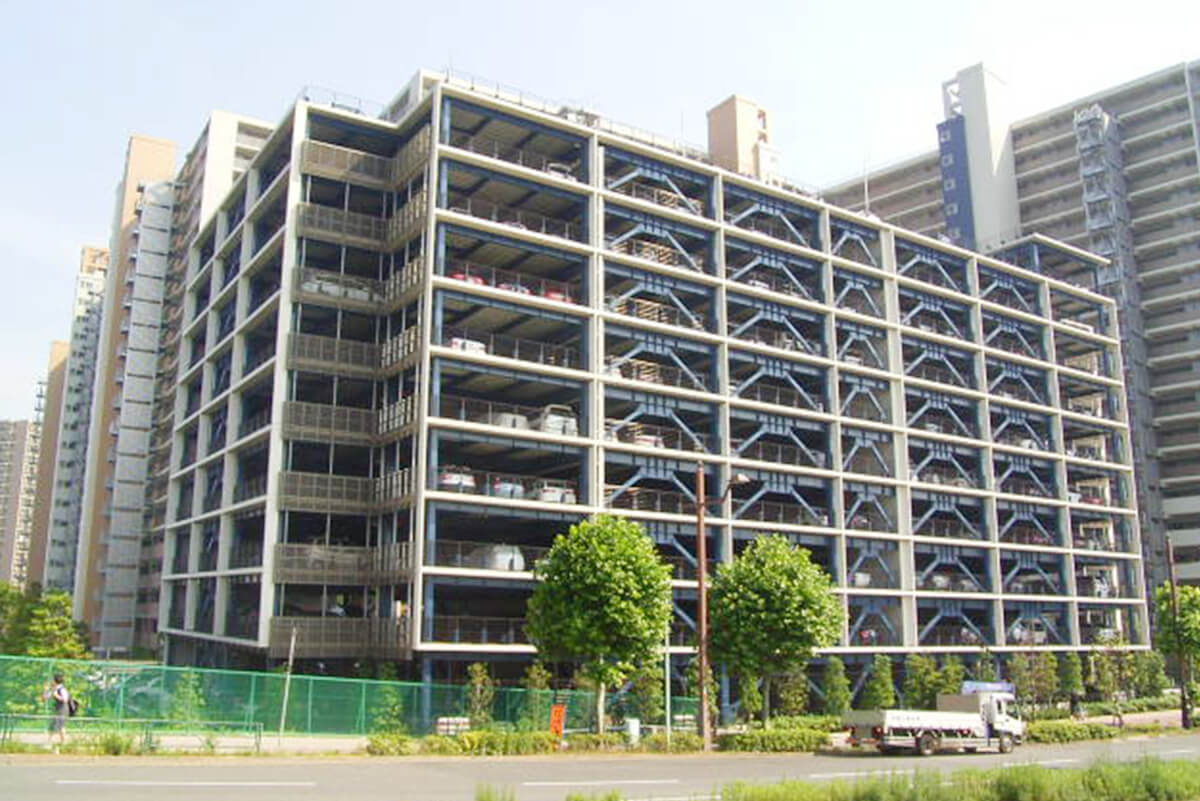 ビル型多層駐車場自走式立体駐車場の代名詞 メタルパークJFEシビルのシステム建築事業