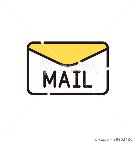 メールの一覧画面で表示されるブランドアイコンについて