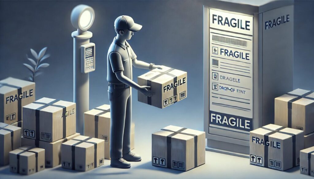 商品を送る注意書きは手書きでいい？メルカリで取扱注意の商品を送る方法！ハガキのウラの郵便情報