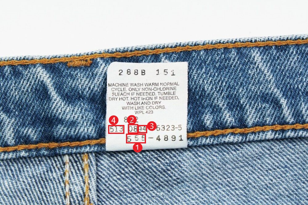 ほぼ解説 リーバイスの年代判別をする時に確認する場所vintajin