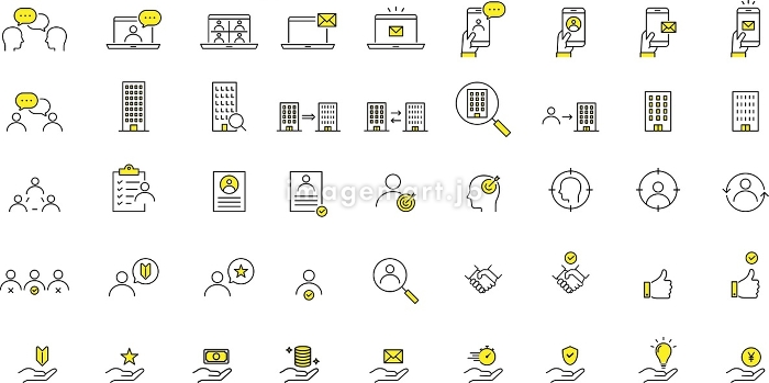 ラインアイコン ビジネスシリーズ ビジネス イラスト素材6396478- フォトライブラリ