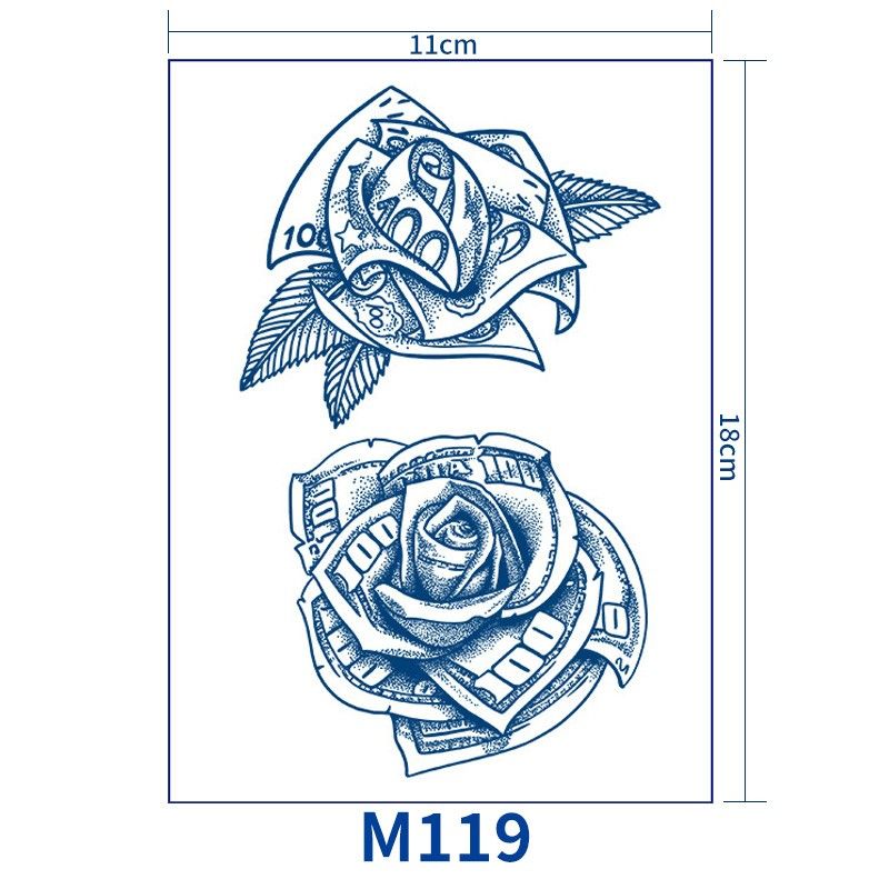 Money rose tattoo - Etsy 日本