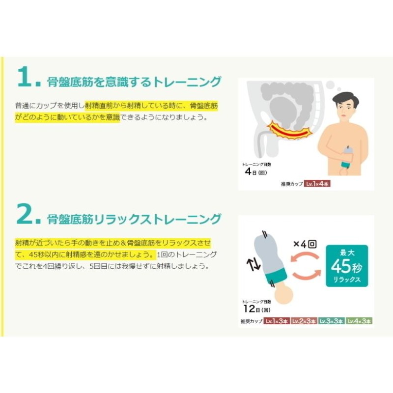 【遅漏でお悩みの方】フィニッシュトレーニング 後半トレーニングセット