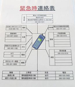 無料で使える緊急連絡網ビジネス書式テンプレート 経費削減実行委員会