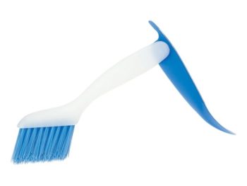 ニューサッシブラシ 窓掃除 溝掃除 水に強いブラシ 隙間 サッシ レール コンパクト 掃き掃除 水洗い スクレーパー付き 下駄箱 玄関 掃除用品清掃用品 窓掃除グッズ 掃除 掃除グッズ: リビングート ANA Mall店ANA Mallマイルが貯まる・使えるショッピングモール