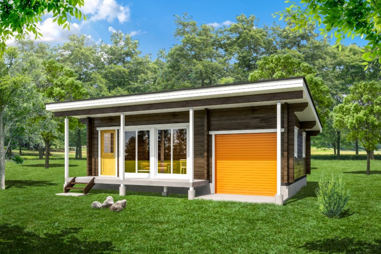 G１０ 部屋ロフト付ガレージ 組立キット 敷地の有効活用