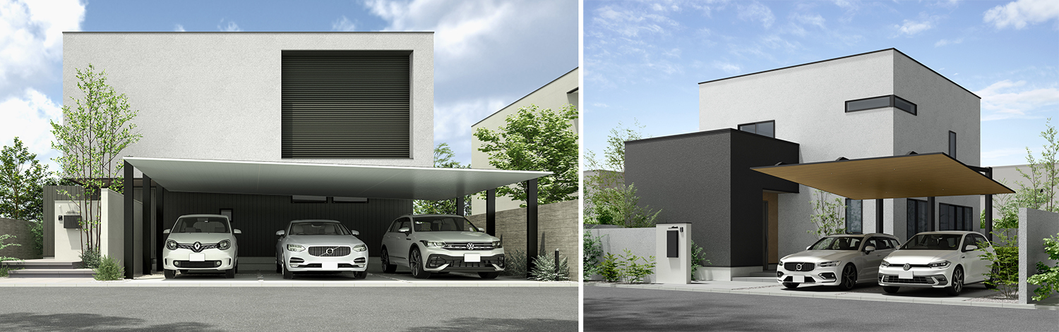 外構施工例一覧 カーポート・積水ハウス・工事費用50万円まで -金額の安い順- 画像表示 外構工事のガーデンプラス