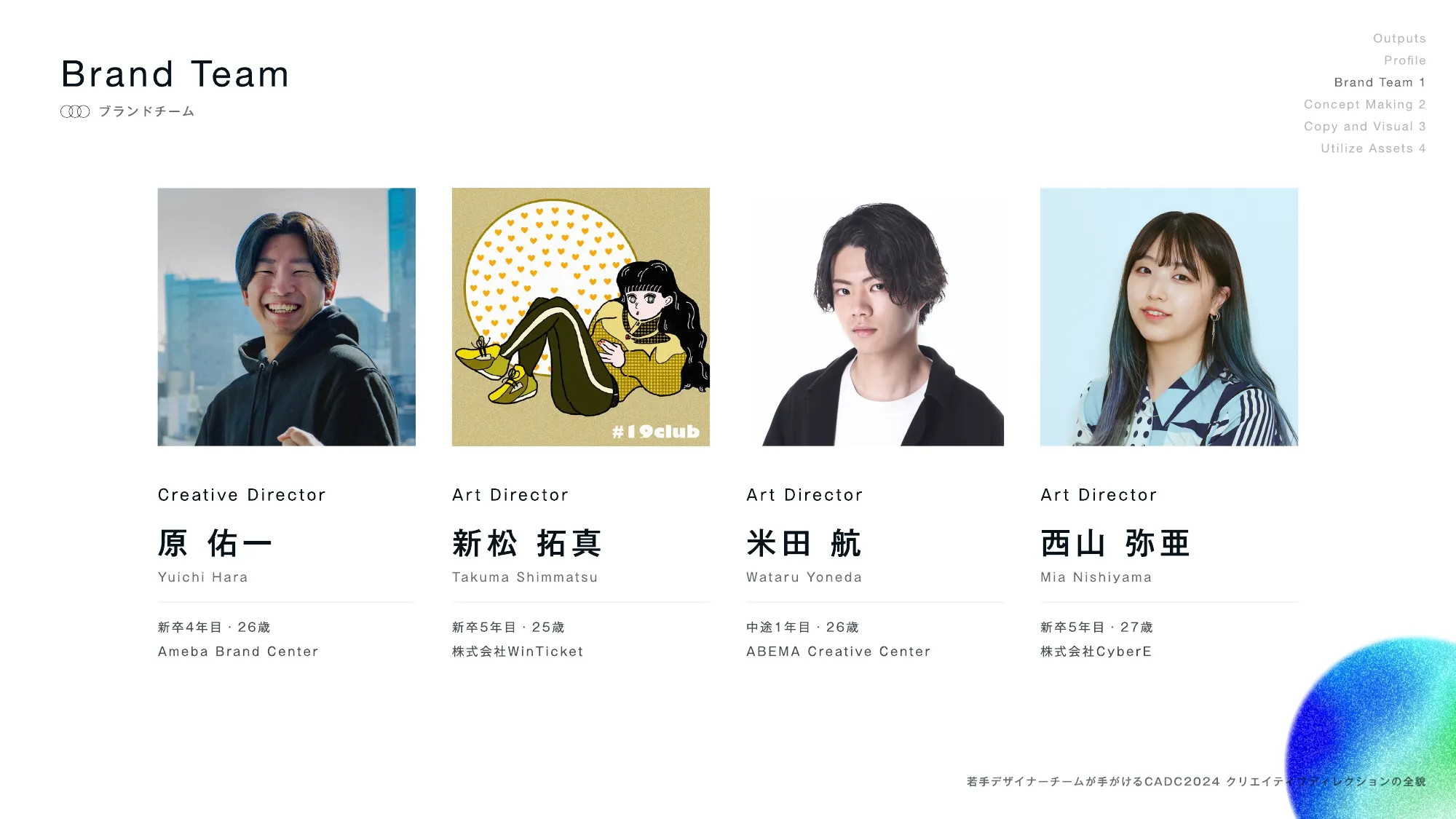 メンバー紹介のテンプレート配布します