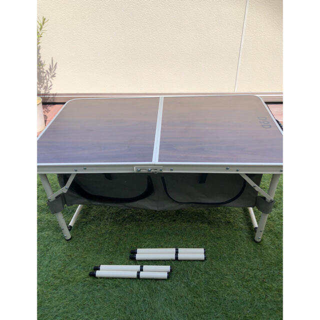 DOD GOOD RACK TABLE グッドラックテーブル キャンプ DOD「グッドラックテーブル」は収納スペース付き