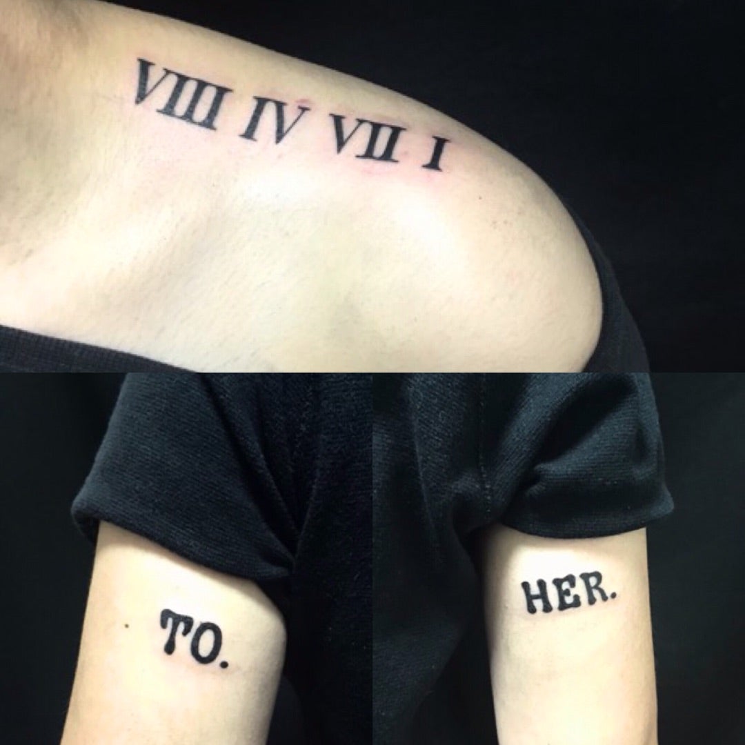 ローマ数字 By @takemichi_tattooist ホームページがトップのURLから飛べるので、興味がある方は是非覗いてみてください←東京-日暮里-tattooタトゥー刺青smalltattooletteringtattoolettertattoominimaltattooローマ数字タトゥーレタリングタトゥー