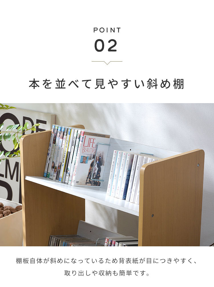 MDDKOP ファイルワゴン 本棚 キャスター付き 収納ラック ファイルラック 書類収納 斜め 出し入れしやすい 収納用のシューズラ 楽天市場 ファイル ワゴン キャスター付き ２段 ファイルワゴンキャスター付き ファイルラック 斜め ファイル ラック a4 オフィス 書類収納