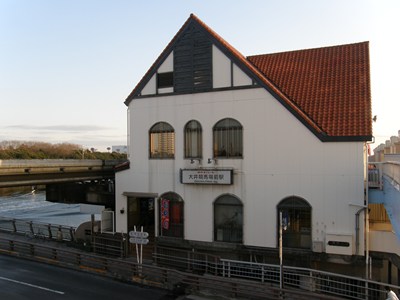 競馬場をイメージしたという大井競馬場前駅改札 - 品川経済新聞