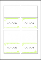 ゲスト名印刷込み席札2つ折り 印刷会社仕上げ 結婚式ナチュラル お好きな背景 シンプル 披露宴 送料無料 その他ペーパーアイテム Weddingmomo-noha 通販 16092408Creema クリーマ