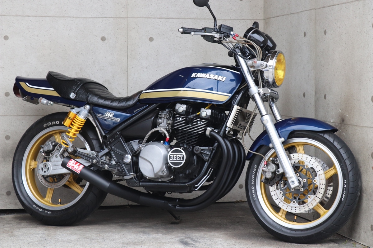 「北の国に旅立つ南国の風」Kawasaki ゼファー400 沖縄仕様のご紹介！！！カスタムネイキッド専門店 KMD YOKOHAMA