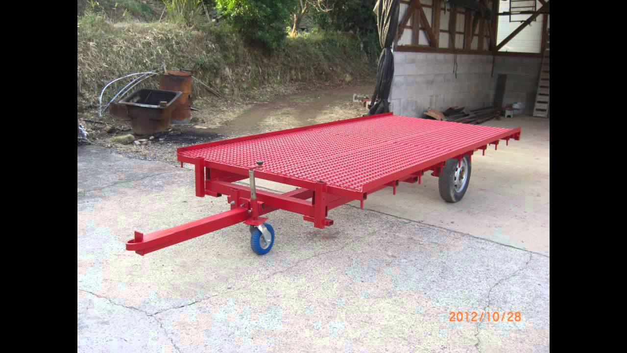 コンバインカー 自作 改造 コンバイントレーラー アルミブリッジ