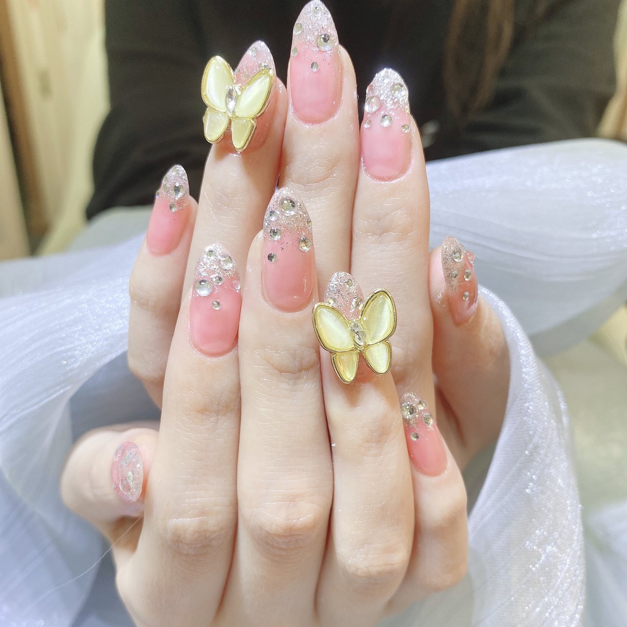 ニュアンスネイル#キラキラネイル#オフィスネイル/大塚/池袋｜SYU SYU nail(Lacherie 