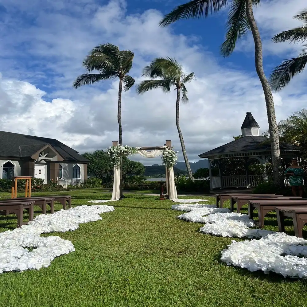 ザ・プライベート・ガーデン アロハ・ケ・アクアハワイ結婚式・挙式 JTBウエディング