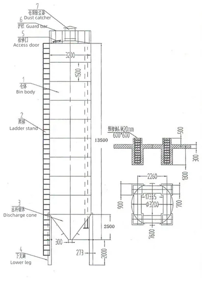 販売用の垂直セメントサイロ - アイヌオクサイロ.com